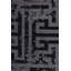 Rapture Gray/Black Camouflage Luxury Area Rug-68867265