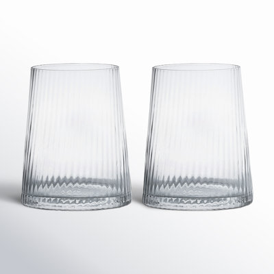 Zoya Ribbed Drinking Glass
