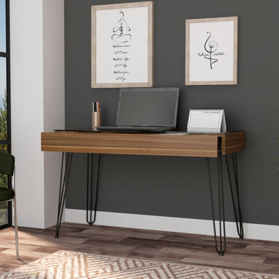 Bureau 120 tiroirs Baxter, quatre pieds, un tiroir