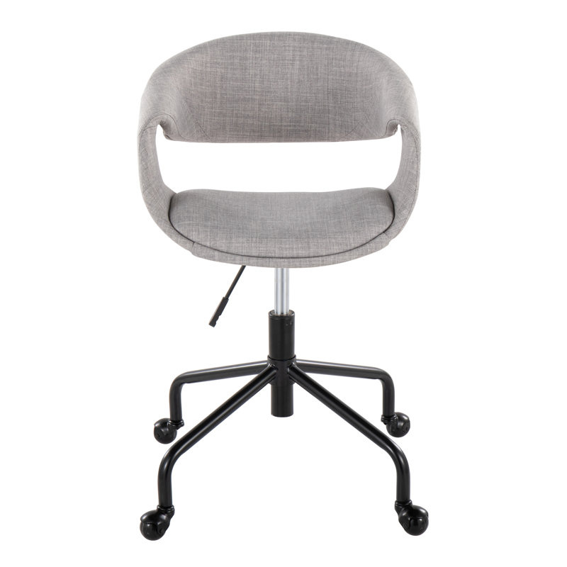 Chaise de bureau Arshad, Noir, noir, noir, noir