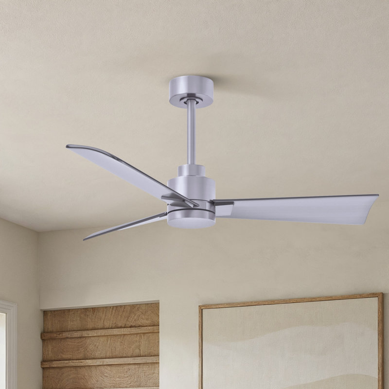 Ventilateur de plafond Alessandra 42, Nickel brossé, Nickel brossé