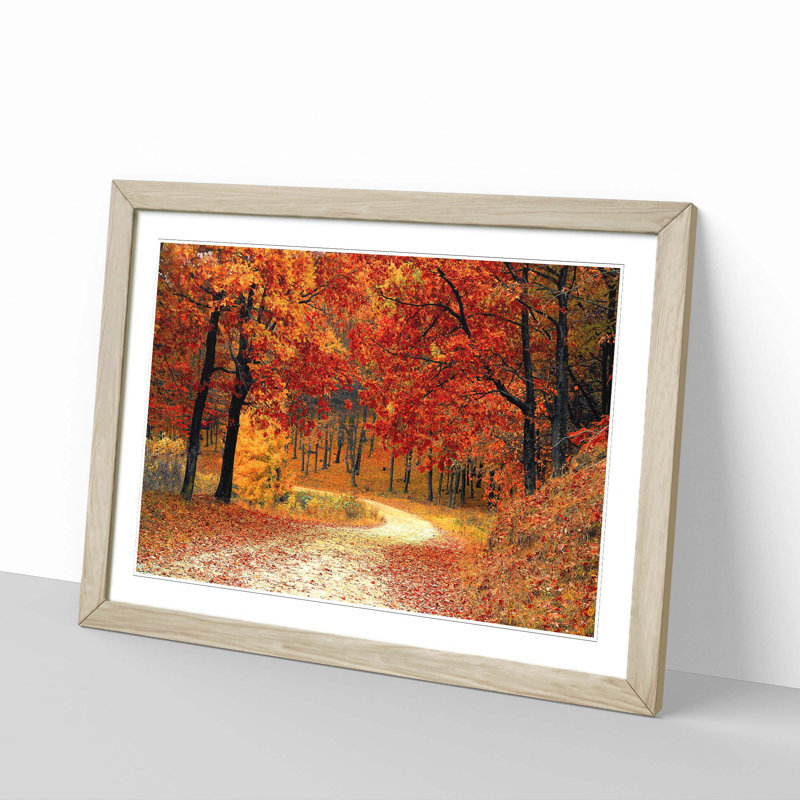 Single Picture Frame Print, Oak