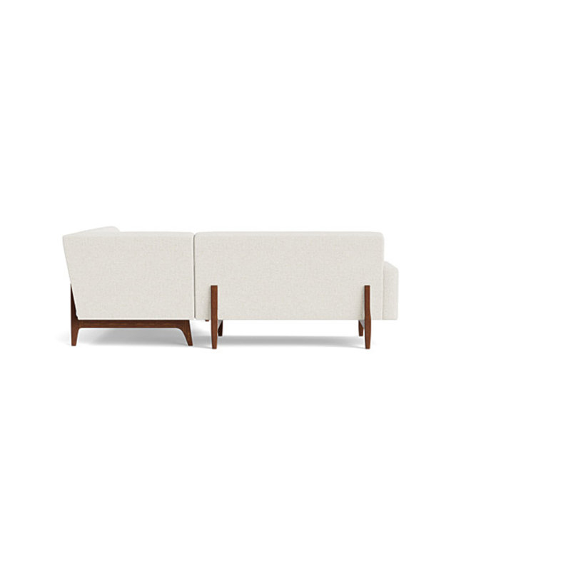 Tyler Sectional With Bumper (95" X 95"), Performance Weave - Natural, Right Hand Facing