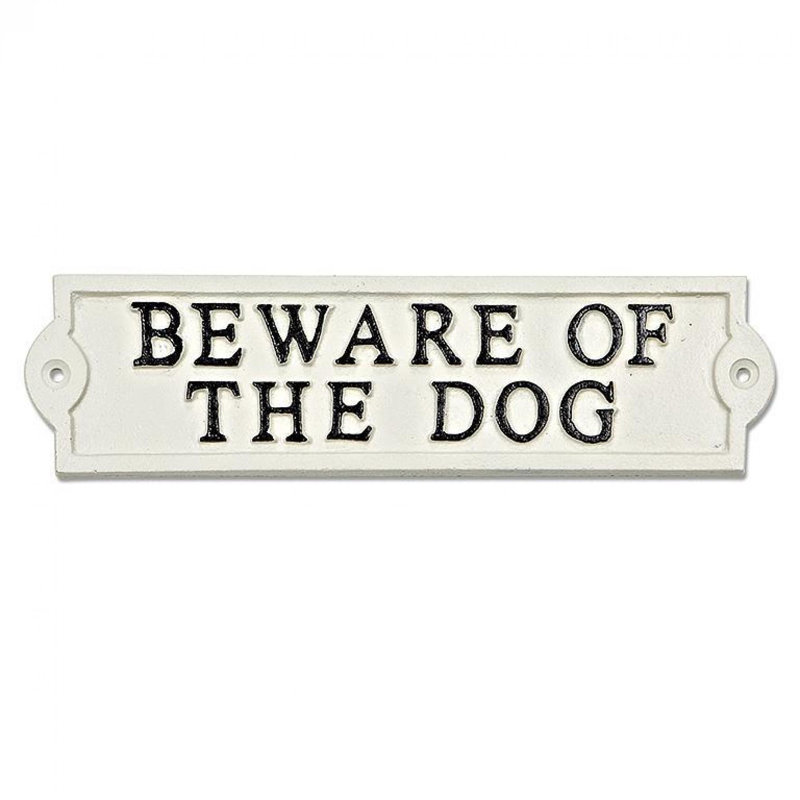 Panneau «Beware Of The Dog»