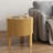 Round Fluted Side Table