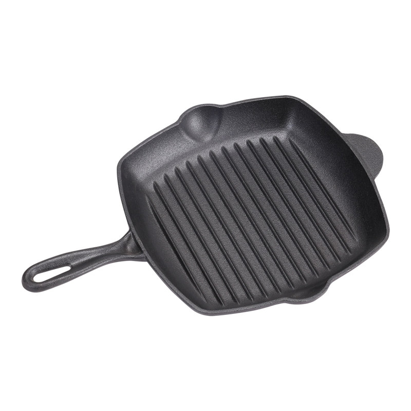 Thonotosassa 29.5cm Cast Iron Grill Pan / Griddle Set