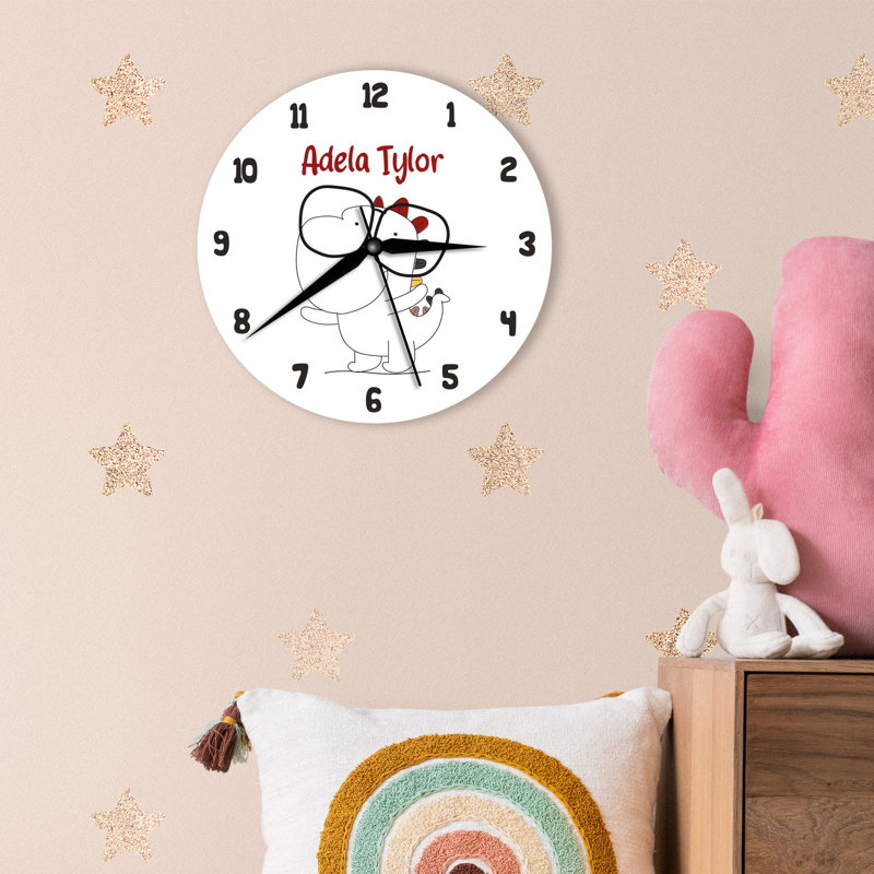 Wood Wall Clock, Yes
