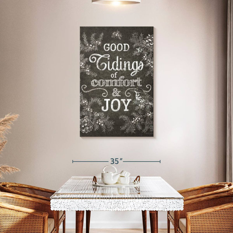 Lelend Chalkboard Christmas, 45" H x 30" W