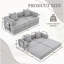 Boneless Foldable And Compressible Sofa With Sturdy Metal Frame, Ideal For Customizable Leisure Areas In Small Spaces-690081325