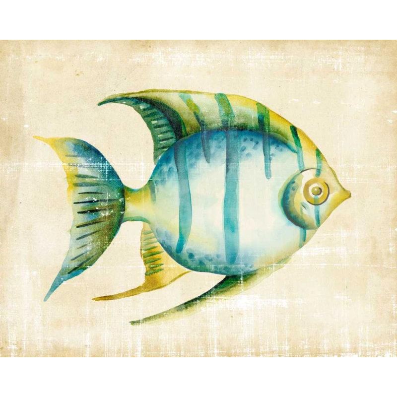 Reproduction d'art sur toile tendue à la plage Beachcrest Home ™, Zarris, Chariklia, H 36 po x l 44 po