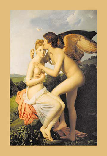 Un baiser à partir d’une affiche rétro ange, H 66 po x l 44 po x P 1,5 po