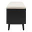 Banc de rangement en bois avec tablettes-1965268458