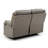 Contemporary Gray Padded Love Seat