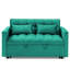 Lit polyvalent de 54,33 pouces, 3 choix de longueur. Lit escamotable moderne en velours avec dossier réglable. Pour une ambiance paradisiaque. Coutures fines. Options. Tissu doux et pieds en plastique. 2 coussins. Salon