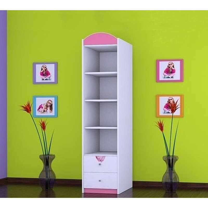Munhall 1 Door Wardrobe, Pink