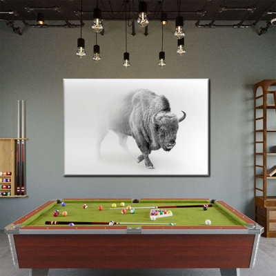 " Wild Bison Canvas Print "
