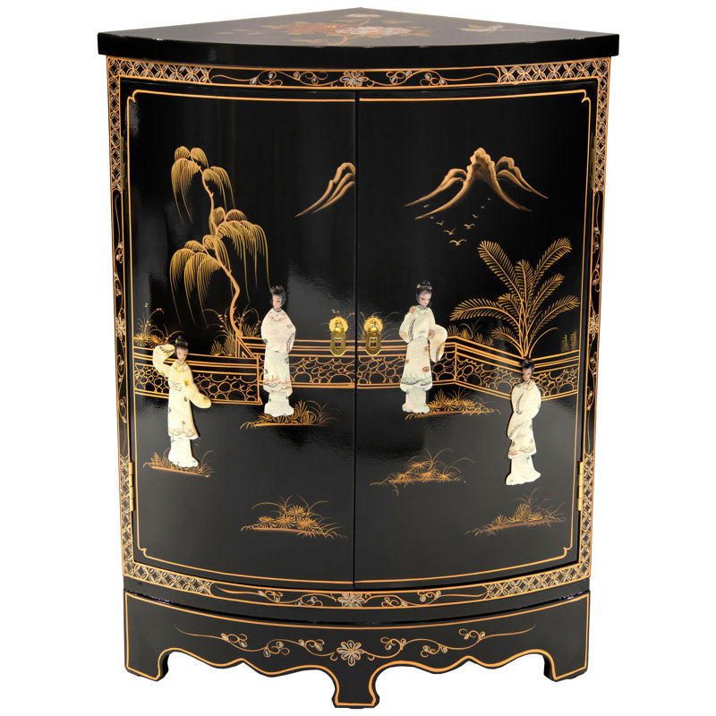 Abigail-Louise Solid Wood Accent Cabinet