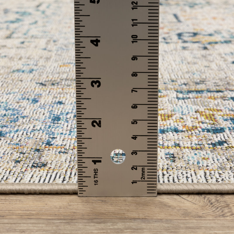 Tapis intérieur / extérieur Arjay, Rectangle 2 pi x 3 pi 3 po