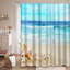 Rideau de douche avec 12 crochets Beach-1009793940