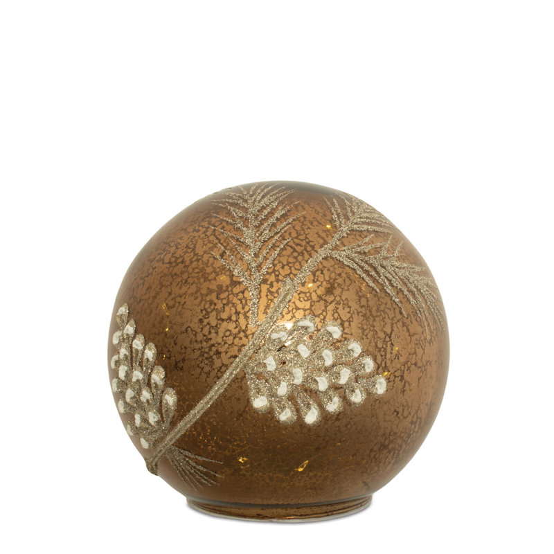 Globe DEL à pomme de pin (ensemble de 2), Vert