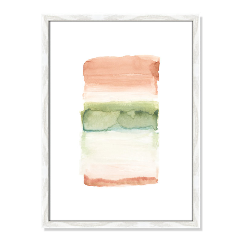 Skye II - Cadre photo, reproduction d'art sur papier, H 23 po x l 17 po x P 0,75 po, Papier encadré blanc