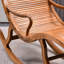 Chaise berçante en bois massif