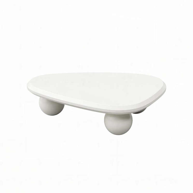 Cloud Coffee Table with 3 Ball Legs