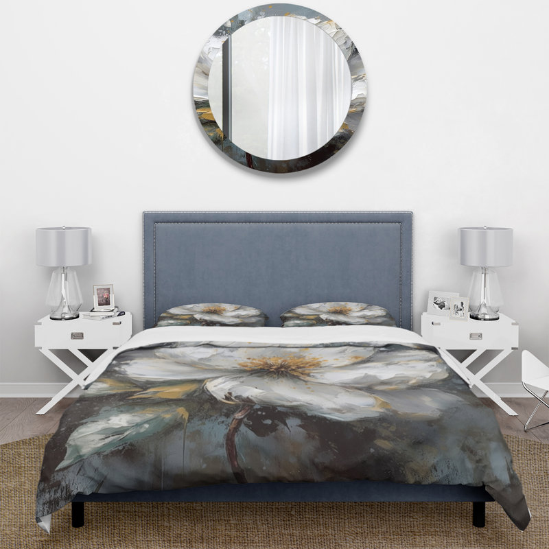 Ensemble de housse de couette en microfibre / polyester Vibrant, Housse de couette simple + 1 taie décorative stan