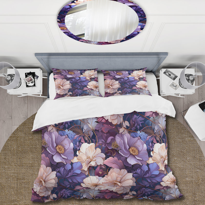 Ensemble de housse de couette Wonderland, Housse de couette pour très grand lit et 2 très
