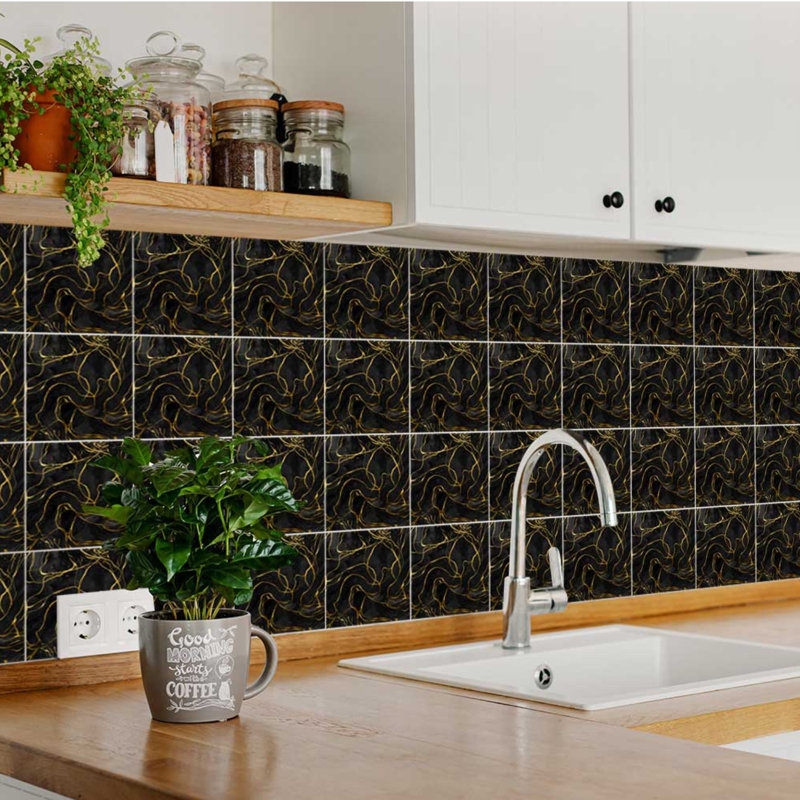 Carreau de mosaïque pelez et collez 8 po x 8 po