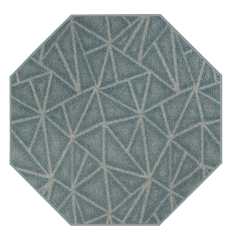 Tapis bleu Dicarlo, Octogone 4 pi