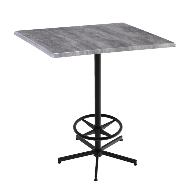 42" Tall, Indoor/Outdoor Table, Graystone, 42"H X 36" L X 36" W
