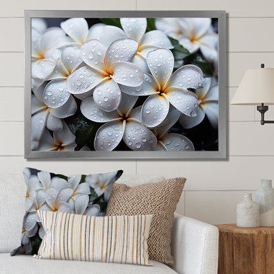Plumeria pluvieux paradis sur toile