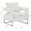 Fauteuil en velours 31,89 po Kamyron-243826781