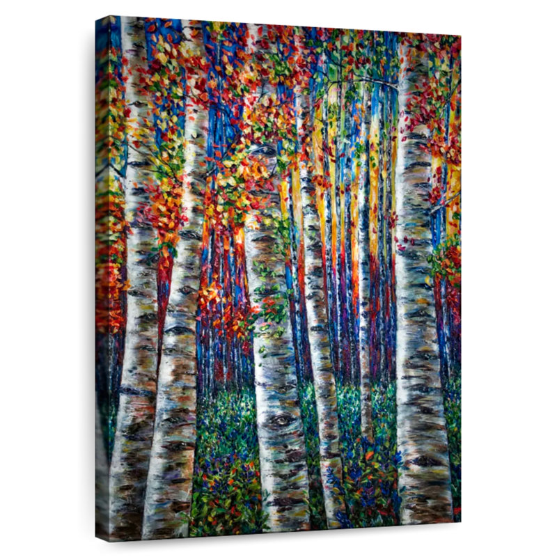 Harnek The Aspen Symphony Forest Impasto, H 24 po x l 16 po