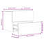 Bedside Table 2 Pcs 39 X 34 X 33 Cm Solid Pinewood-1491534036