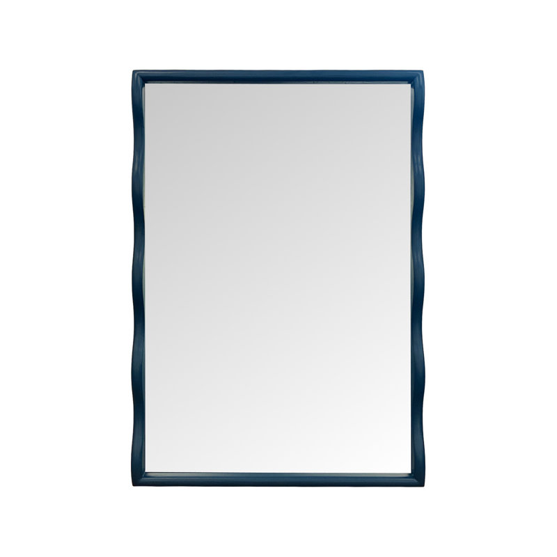 Miroir festonné Willow, Bleu