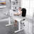 Inbox Zero Electric Stand Up Desk Frame Dual Motor Height Adjustable Sit Stand W/controller-512828488
