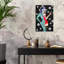 Retro Future Woman Contemporary Portrait Wall Art Print 1 Piece Wrapped Canvas Wall Art-222204113