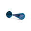 Prism Champagne Flutes - Blue S/4