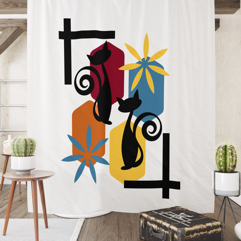 Shower Curtain, 74" H x 71" W