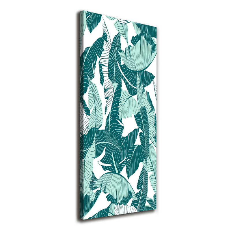 Tropical Leaves - Wrapped Canvas Print