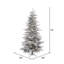 Sierra Flocked Fir Artificial Christmas Tree with Multicolored Light-482977088