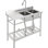 304 Stainless Steel Utility Sink with Workbench