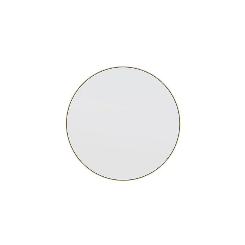 Modern & Contemporary Bathroom/Vanity Mirror, Satin Brass
