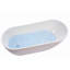 Baignoire autoportante en acrylique 67 po. X 32 po.