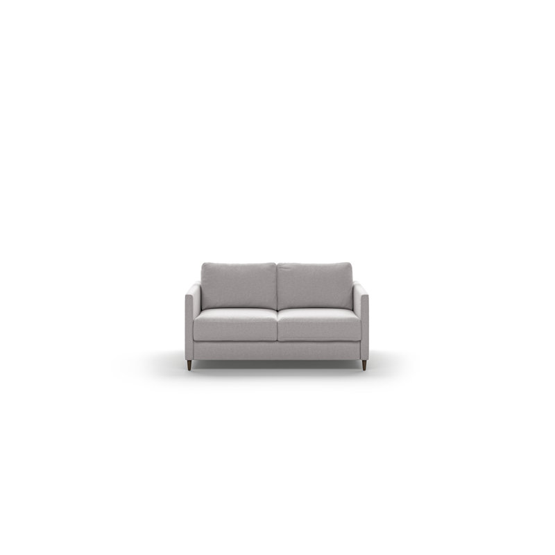 Elfin Loveseat Sleeper, Gray, 32.75" H x 59" W x 39.75" D