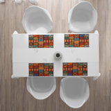 Polyester Abstract Rectangle Placemat