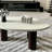 Wabi-sabi simple cream cloud tea table