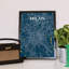 Milan City Map 1 Piece Wall Art-838877596